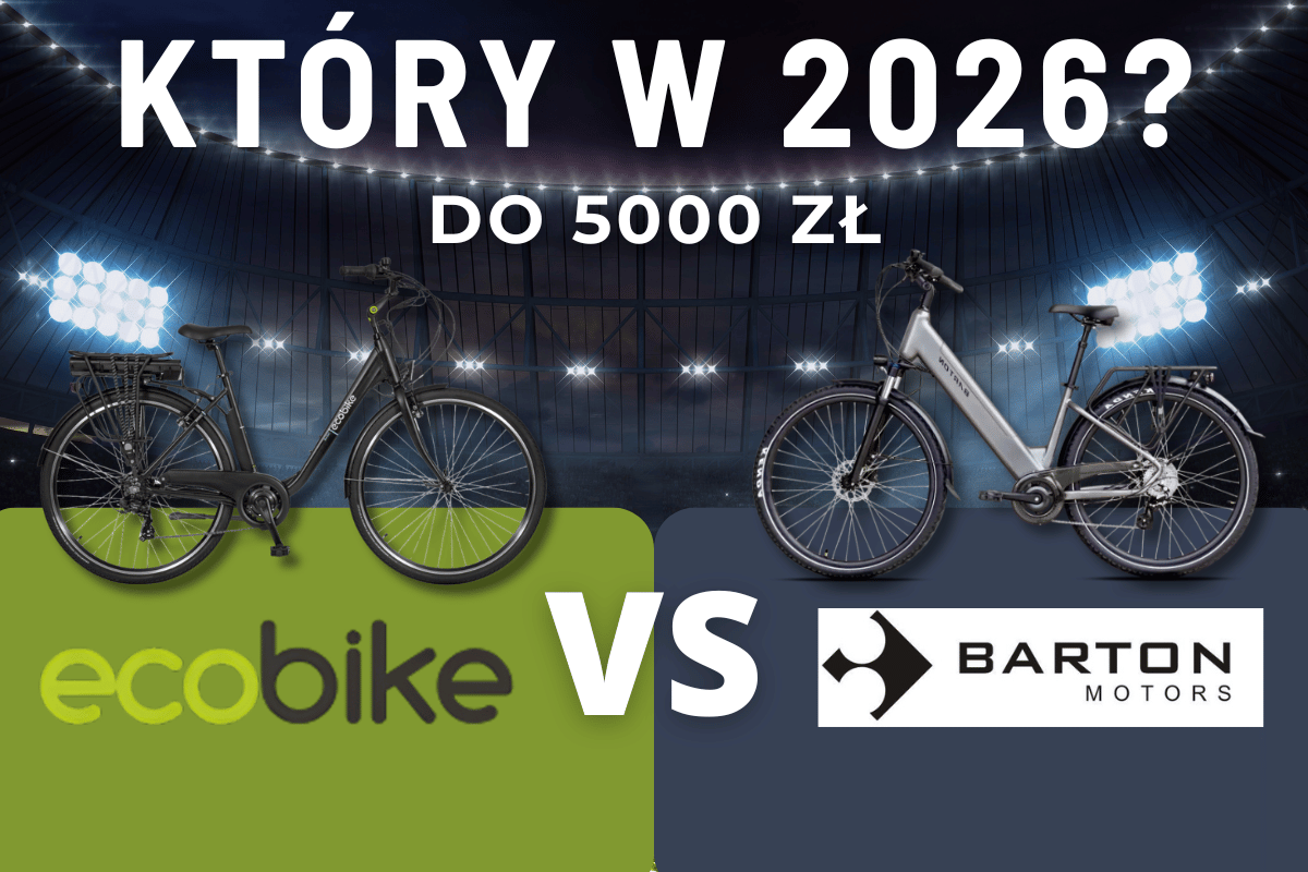 Jaki tani rower elektryczny do 5000 zł? Ecobike Traffic vs Barton E-Smart 2.0 – Wielkie starcie w Krapkowicach!
